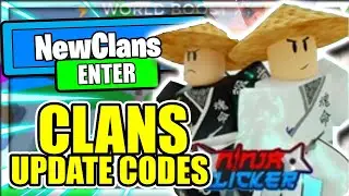 ALL NEW *CLANS UPDATE CODES! 🌗Ninja Clicker Simulator Codes🌗