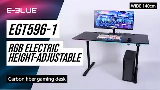 Electric height adjustable gaming desk EGT596-1