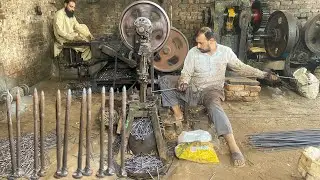 The Process of Metal Recycling | Scrap Metal Turning into Steel Spikes
