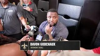 Davon Godchaux on role models, Bryan Bresee | 2025 Saints OTAs