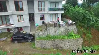 Rize çayeli -Latifli, Sarısu, Yamaç, Yanıkdağ Köyleri havadan Görünüm