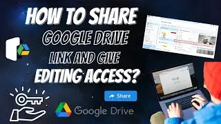 How To Share a Google Drive link and give Editing Access | Share Link 2024