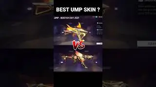 FREE UMP VS EVO UMP SKIN  #shorts