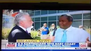 Hilarious DC Earthquake Interview Video exclusive
