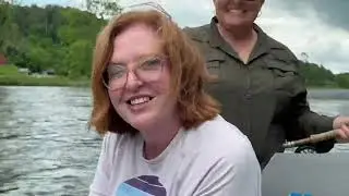 Drift boat fly fishing: South Holston River Tennessee