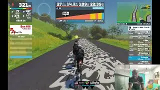 Surviving A Cat B Zwift Race/ Live Voiceover