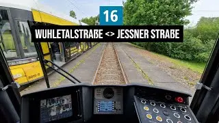 Führerstandmitfahrt in 16 von Wuhletalstraße bis Müggelstraße in GT8-11ZRL