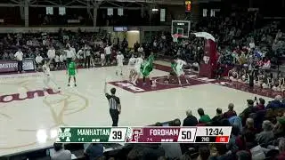 Fordham Men's Basketball vs. Manhattan highlights