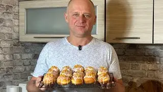 Domowe pączki zaparzanie z lukrem, puszyste i długo zachowują swoją świadomość 