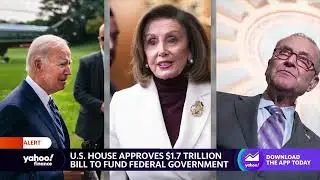 House approves $1.7 trillion federal spending bill