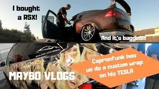 I bought a Bagged Car! & Wrap for Capronfunk 's Tesla