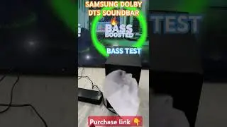 SAMSUNG HW-C450 DOLBY SOUNDBAR// BASS TEST #shorts #shortvideo