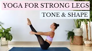 20 min Intense Yoga Workout for Legs | No equipment