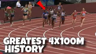 Боже мой, величайшее возвращение в истории 4x100 метров! Шелли Энн Фрейзер Прайс уничтожила всех!