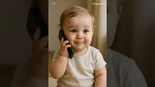 Alo baba em b&eacute; dễ thương.. #capcutai
