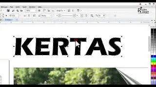 belajar corel draw x7 - membuat efek lipatan kertas di coreldraw - Raden Desain Official