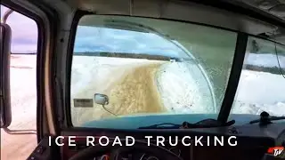 ICE ROAD TRUCKING | My Trucking Life | Vlog #2490