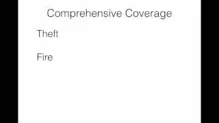 Comprehensive and Collision Coverage