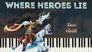 Luca Turilli - Where Heroes Lie (Piano Tutorial)