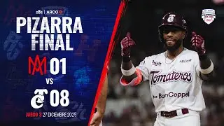 RESUMEN: Águilas de Mexicali vs Tomateros de Culiacán | 27 de Diciembre del 2025