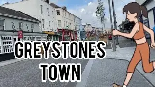 4K Walking at Greystones Town County Wicklow Ireland 🇮🇪