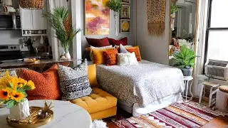 Chic, Budget-Savvy Studio Transformations Inspired by Eclectic and Bohemian Living