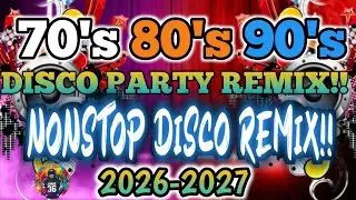 70'S 80'S 90'S DISCO PARTY REMIX | NONSTOP DISCO REMIX | JMP MIX