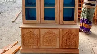 ওয়াল কেবিনেট কমপ্লিট করা হয়ে গেছে হাতে তৈরি করা হলো 