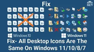 How To Fix All Desktop Icons Changed To Same Icon on Windows 10 | Restore Corrupted Desktop Icons