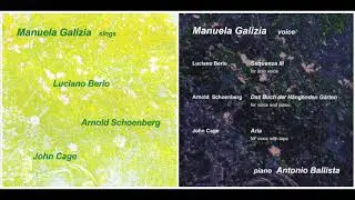 John Cage Aria for voice with Fontana mix. Voice Manuela Galizia