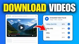 How To Download Embedded Videos From ANY Website