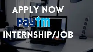 how to Apply Internship in Paytm | @Paytm internship | @paytm | Internship