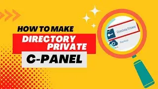 How to make a directory private in cPanel? | @codewithtechhack