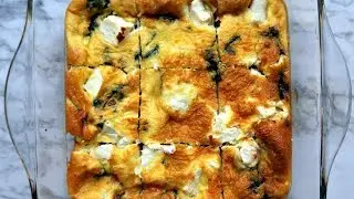 Keto Vegetarian Breakfast Casserole | Easy Low Carb Breakfast Ideas