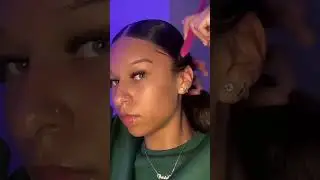 How to do hair Edges sticky bang bun hair tutorial
