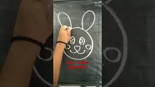 How to draw Rabbit from Circle #shorts