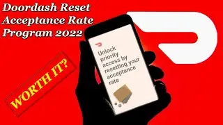 Doordash Reset Acceptance Rate Program 2022