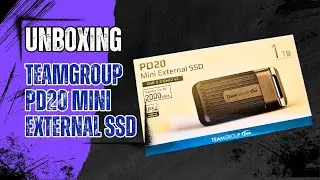 Unboxing del PD20 Mini External SSD de TEAMGROUP: dise&ntilde;o compacto y resistencia IP54