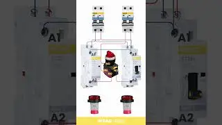 Button-Controlled Timer Circuit for MCBs and Rail Contactor.