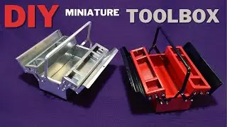 Diy miniature tool box : How to make diy mini tool box at home