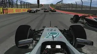 F1 2014 USA - Hamilton Start Onboard - (rFactor)