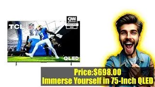Buy TCL 75-Inch Q6 QLED 4K Smart TV with Google (75Q650G, 2023 Model) Dolby Vision, Atmos, HDR Pro+,