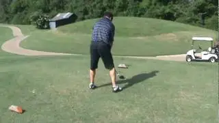 Jimmy tees off