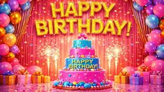 Sweet Happy Birthday 🎂🍭 | Cute & Viral Birthday Song Remix 💖