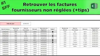#1 Suivi des factures fournisseurs - Retrouver les factures non encore réglées