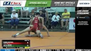 138 Chris Roybal Maryland vs Seth Reese Pennsylvania Blue 8387898104