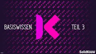 Solid Edge 2024 Tutorial Deutsch - Basiswissen f&uuml;r Anf&auml;nger - Teil 3