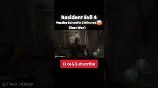 Resident Evil 4 All Puzzle Solutions | Easy & Fast Guide #gameshort #re4gameplay