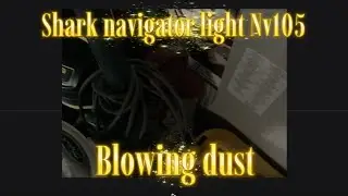 Shark navigator light nv105 blowing dust #vacuum #dust 