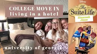 COLLEGE MOVE-IN DAY 2020 | living in a hotel at uga?!?